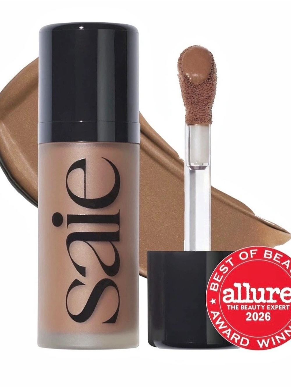 Saie Dew Bronze Soft-Focus Liquid Bronzer Salt NWT